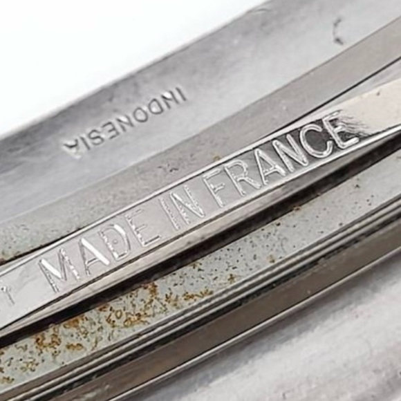 Vintage Sterling Silver French Hair Barrette - Picture 9 of 16